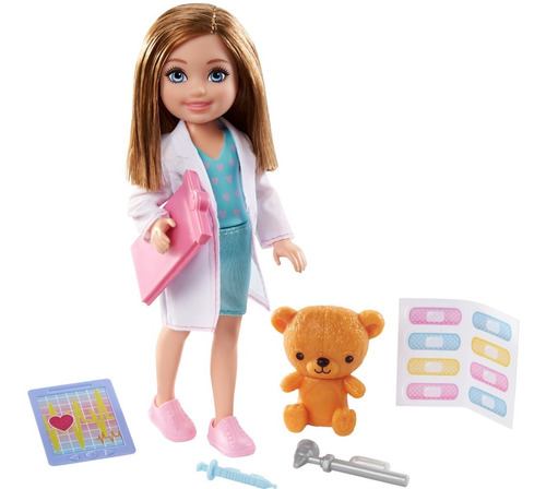 Barbie Chelsea Quiero Ser Doctora - Mattel