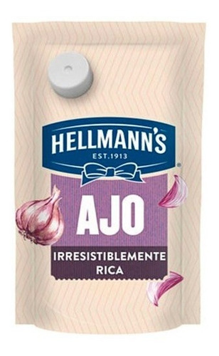 Mayonesa Hellmanns De Ajo 250 Gr