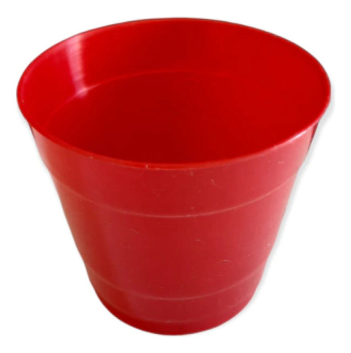 Maceta Plástico T.a Plastic Rocio N6 Rojo