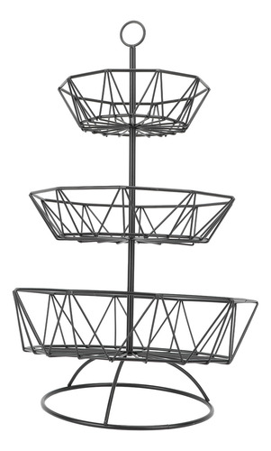 Candy Buffet Rack, Bandeja De Frutas De 3 Camadas Em Ferro F