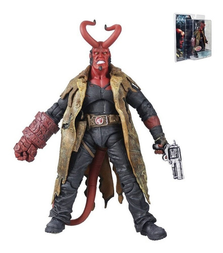 Figura Hellboy Hell Boy Mezco Cachos Samaritana Exclusiva