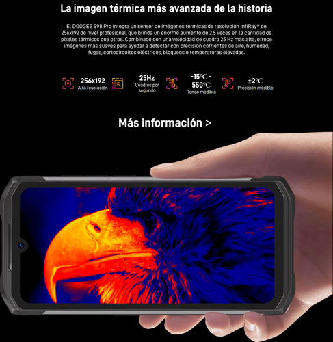 Doogee S98 Pro - Celular Resistente Ip68 Google Android 12