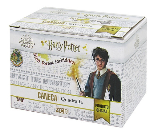Imagem 6 de 6 de Caneca Cubo 300ml Personagens Kawaii Harry Potter Original