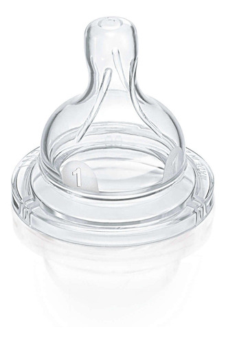 Imagen 2 de 4 de Tetina Philips Avent Scf631/27 Fluir Muy Lento 0m+ 1 Agujero