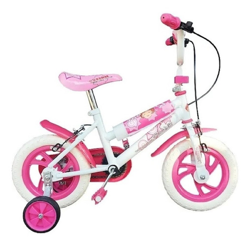 Imagen 4 de 5 de Bicicleta Bmx Rodado 12 Nena Halley Cubre Cadena Plastico A3