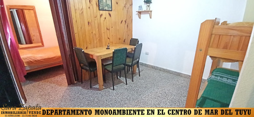 Calle 1 Entre 70 Y 71 Mar Del Tuyu  Departamento Monoambiente En Primer Piso Vende Sara Zapata Inmobiliaria