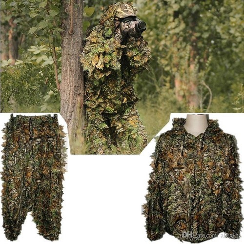 Ropa Camuflada Ghillie Sniper 3d (pantalones+chaqueta)