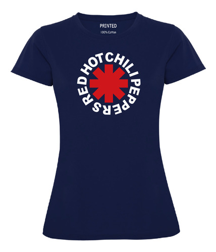 Polera Mujer Estampado Red Hot Chili Peppers