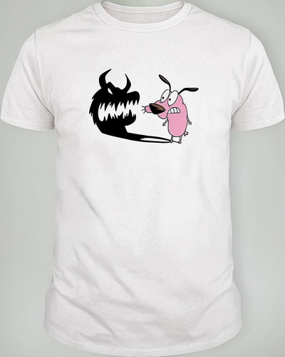 Playera Perro Clásicos Coraje Caricaturas Cab/dam/inf