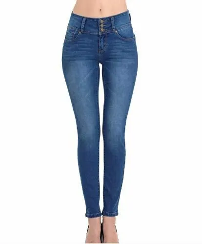 Wax Mujer Push-up 3 Botones Skinny True Stretch Jean Butt I