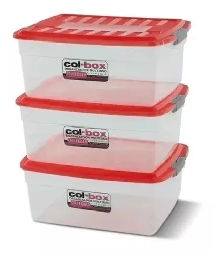 Set Cajas Organizadoras Top N°1 (384x2 + 386) Colombraro