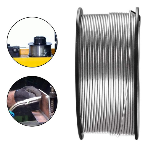 Imagem 3 de 5 de Arame De Solda Revestido Mig Uso Sem Gás 0.8mm 1kg