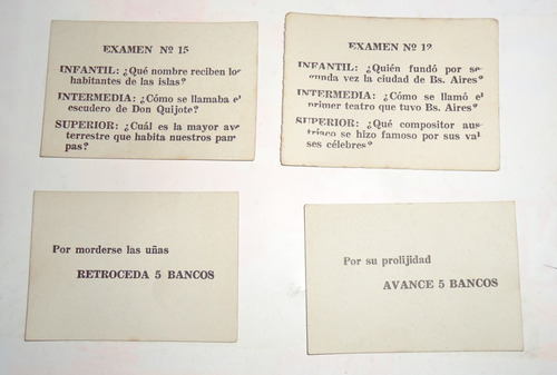 Juego Mesa Antiguo Años 60 Examina Examinador Completo (Usado)