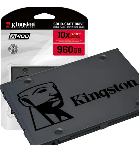 SSD Sata 3.0 960GB Interno Kingston A400 SA400S37/960G Até 500mb