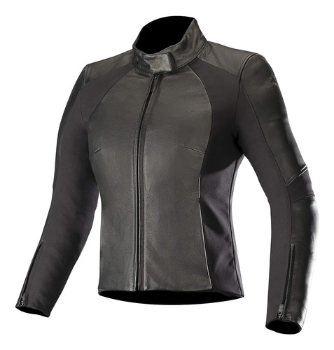 Chaqueta De Cuero Alpinestars Vika V2 Para Mujer (38) (negro