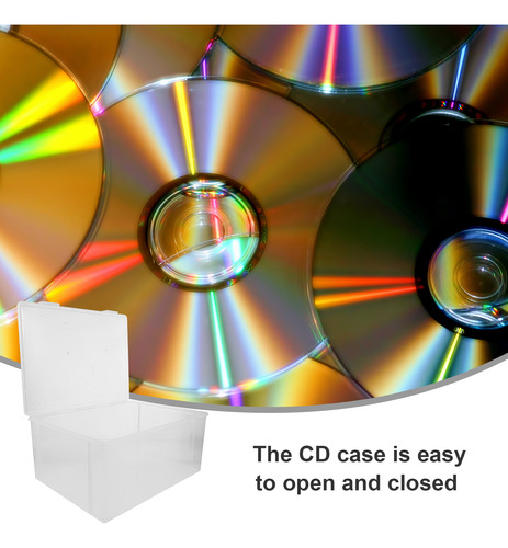 Estuches De Dvd, Caja De Almacenamiento De Cd Vacía A Prueba