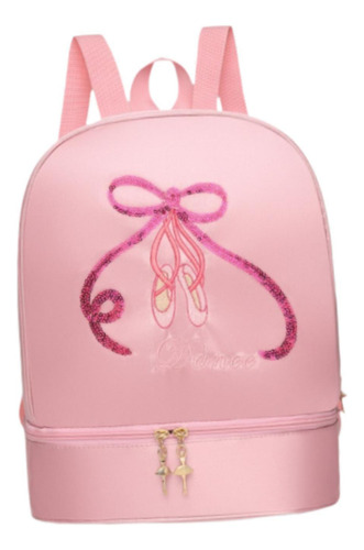Mochila De Danza De Ballet Mochila Informal Con Rosa
