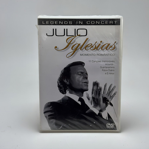 Dvd Julio Iglesias - Momento Romantico Legends In Concert
