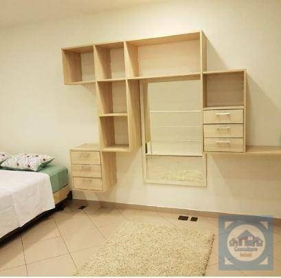 Imagem 9 de 22 de Flat Com 1 Dormitório À Venda, 76 M² Por R$ 371.000,00 - Gonzaga - Santos/sp - Fl0057