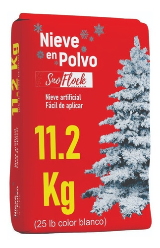 Snow Flock 11.2 Kilos Nieve Artificial Árbol Navideño Blanco