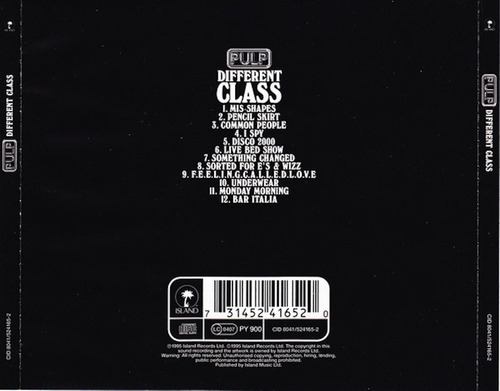 Pulp Different Class Cd Importado