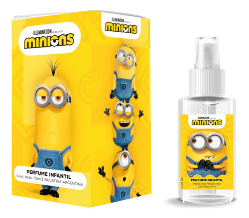 Perfume Infantil Minions Caja 70 Ml