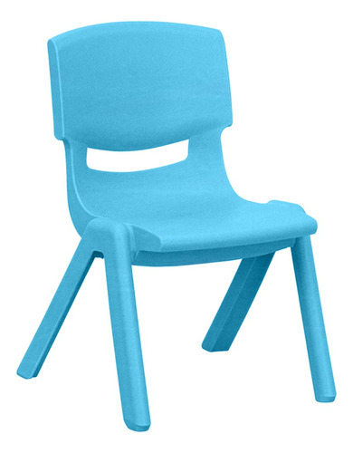 Silla Plástico Para Niños Súper Resistente-apilable Celeste