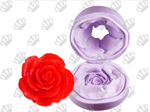 Imagem 1 de 5 de Forma De Silicone Rosa Do Marrocos Ib-688 / P-129