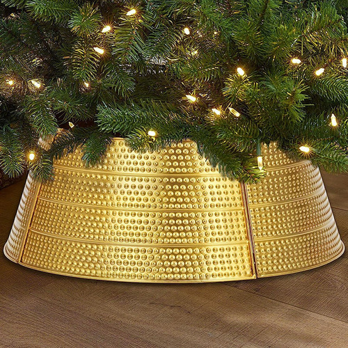 Collar Decorativo Para Árbol De Navidad Cubierta De Base Par