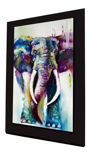 Cuadro 60x40cms Tipo Oleo Elefante1 Decorativo+envío Gratis