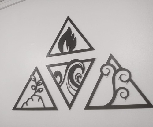 Pirámide De Los Cuatro Elementos, Decoración, Personalizable