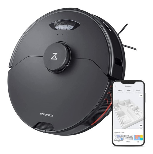 Imagen 6 de 10 de Aspiradora Trapeadora Robot Roborock S7 Maxv Negra 100v/240v