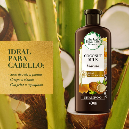 Shampoo Herbal Essences Leche De Coco 400 Ml