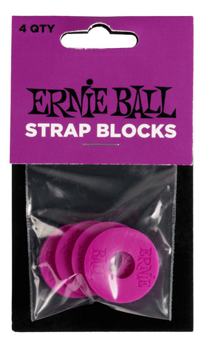 Ernie Ball Strap Blocks Sistema Trava Correia 2 Pares