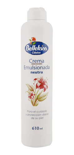 Crema Emulsionada Neutra Bellekiss 610 Ml (6 Unid)