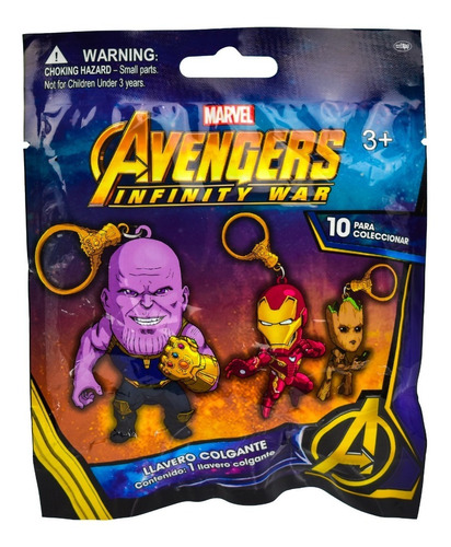 Avengers Infinity War Sobre Con Llavero Sorpresa Just Toys