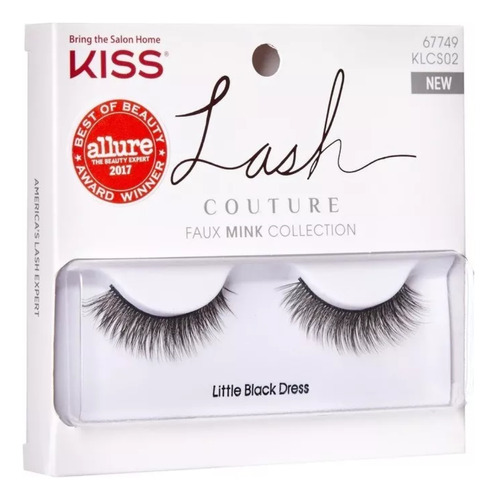 Pestañas Postizas Kiss Lash Faux Mink Little Black Dress