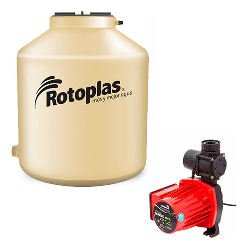 Tanque Agua Rotoplas 4 Capas 1100 + Rowa Tango 14 Sfl Cs5870