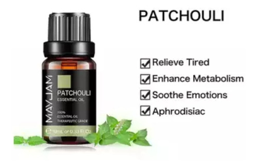 Imagen 2 de 4 de Aceite Esencial De Patchouli 10 Ml ... Milenoil