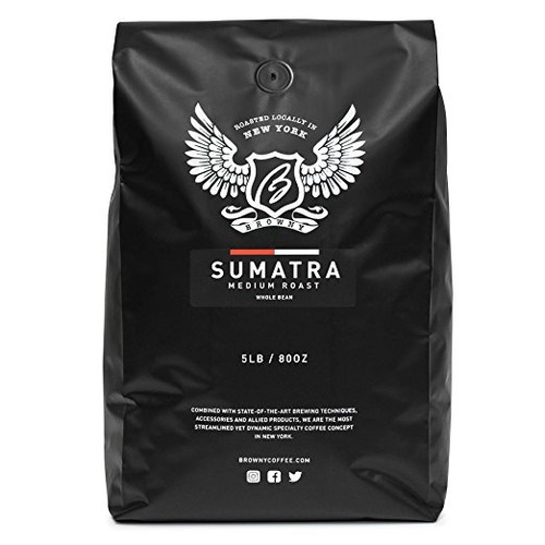 Browny 100% De Granos Organic Indonesian Sumatra Medium Café