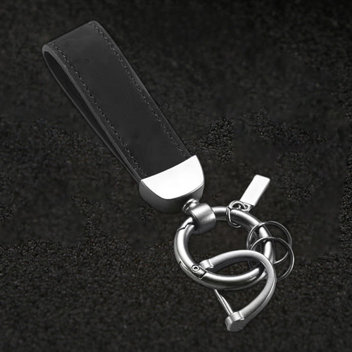 2 Auto Llaveros Llavero Clip Resistente Al Desgaste Negro