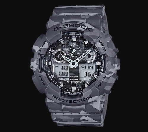 Imagem 3 de 7 de Imperdível Relógio G-shock Ga-100cm-8adr
