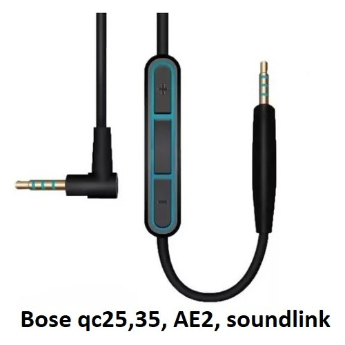 Cable Para Bose Oe2, Qc25, Qc35, Jbl, Sennheiser, Harman