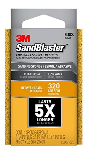 Sandblaster Grit Esponja Bloquear