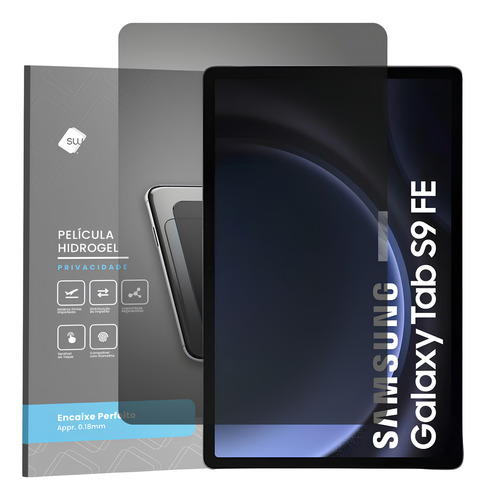 Película Privacidade Hydrogel Para Galaxy Tab S9 Fe Tel 10.9
