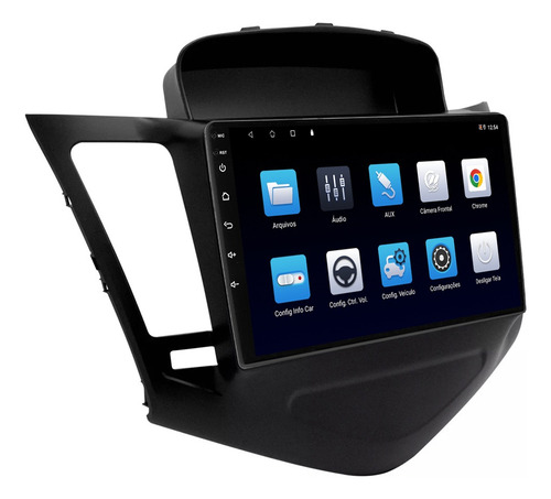 Multimidia Cruze 12/16 9p Adak G2 Android Carplay 2gb 64gb