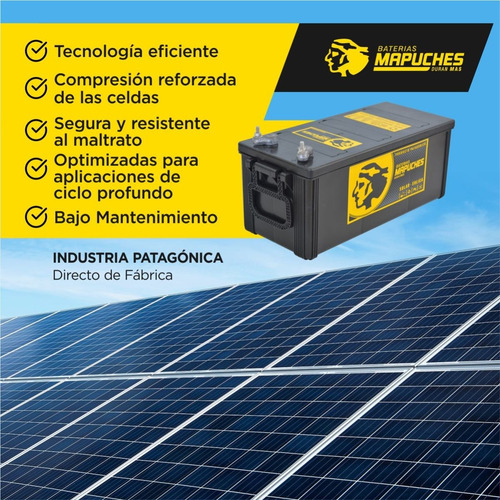 Batería Solar Eólica 200 Amp - Ciclo Profundo