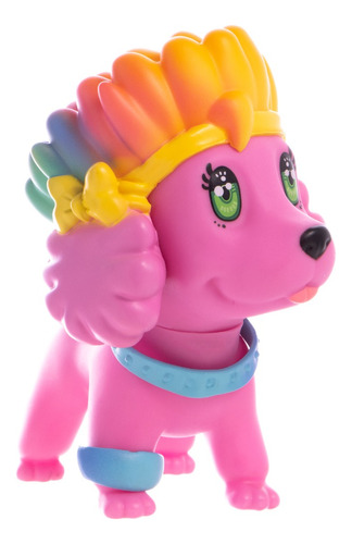 Figura De Acción Fashion Pets Poodle Happy Punk 3 