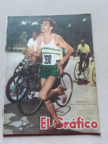 El Grafico Nº 2098 Año 1959 Alberto Rios Maraton De Barrios