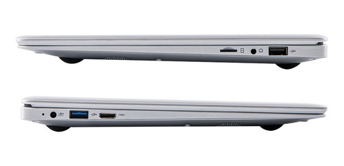 Notebook Gadnic Cloudbook Intel 4gb Windows 10 + Accesorios Color Gris